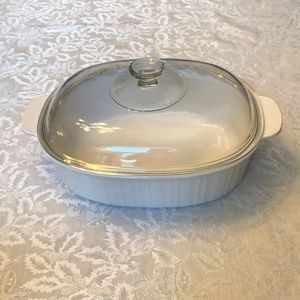 Corning ware French White Dutch Oven roaster
